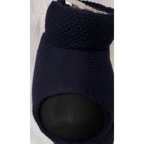 Telluride Clothing Co Small Blue Cable Knit Wool Blend Full Zip Lined Heavy Vest - Picture 14 of 15